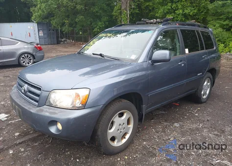 2007 Toyota Highlander Limited V6 из США, поврежденный, VIN JTEEP21A070216263